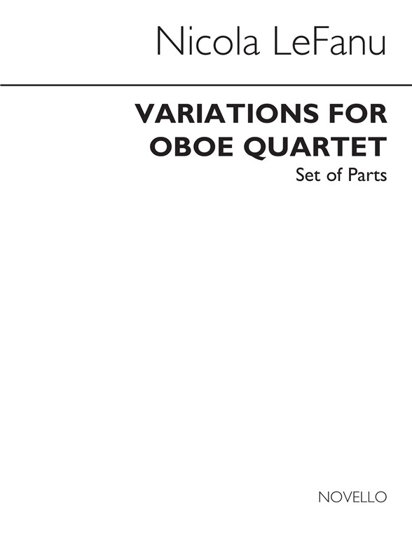 Lefanu: Variations For Oboe Quartet (Parts)
