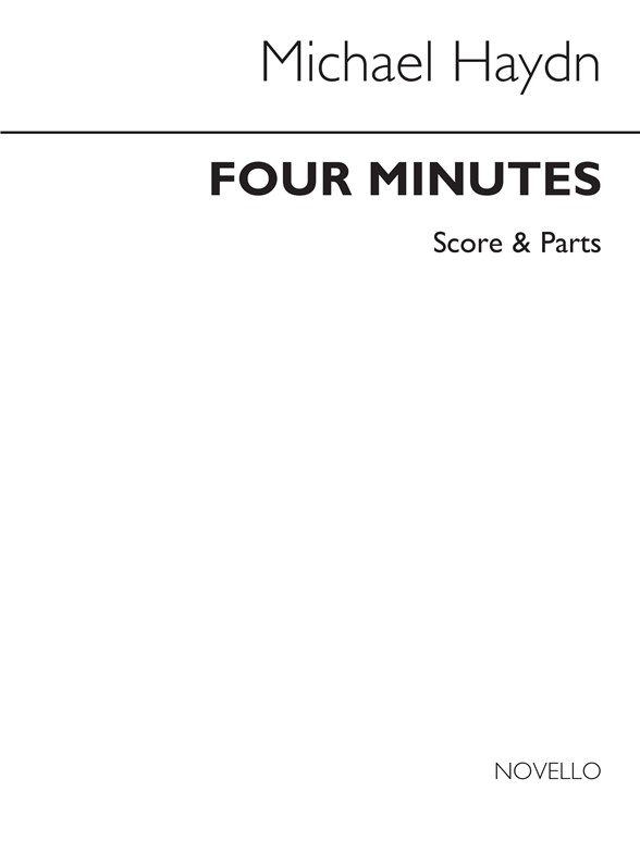 Haydn: Four Minuets (Score and Parts)