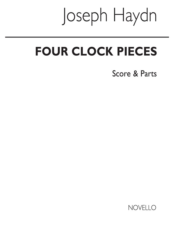 Haydn Four Clock Pieces Clarinet Trio (3 Clt) Sc/Pts