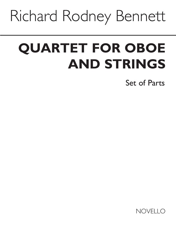 RR Bennett: Quartet For Oboe and Strings (Parts)