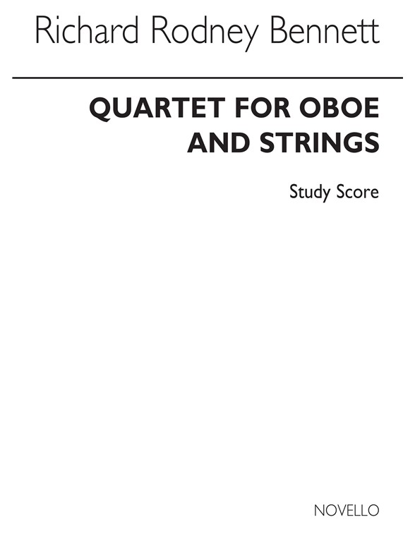 RR Bennett: Quartet For Oboe and Strings (Score)