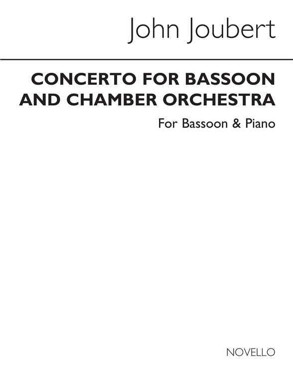 Joubert: Concerto For Bassoon (With Piano Reduction)