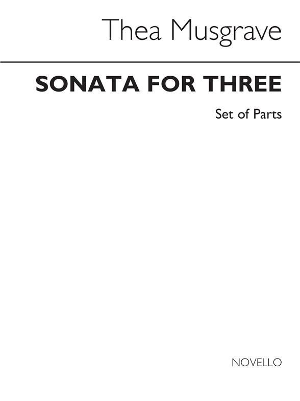 Musgrave: Sonata For Three (Parts)