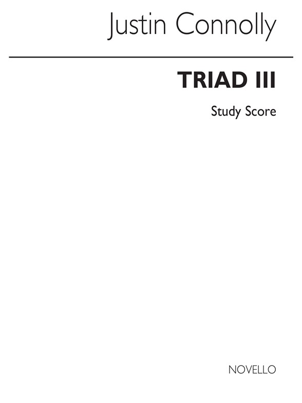 Connolly: Triad III Op.8 (Score)