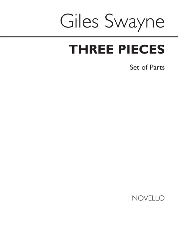 Swayne: Three Pieces For String Quartet (Parts)