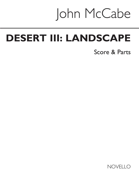 McCabe: Desert III: Landscape
