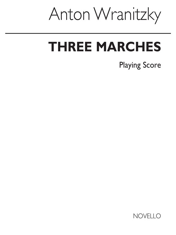 Wranitzky: Three Marches for Three Clarinets (Player's Score)