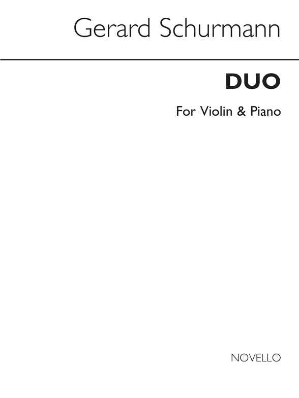Schurmann: Duo For Violin And Piano