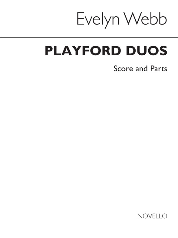 Evelyn Webb: Playford Duos (Score and Parts)