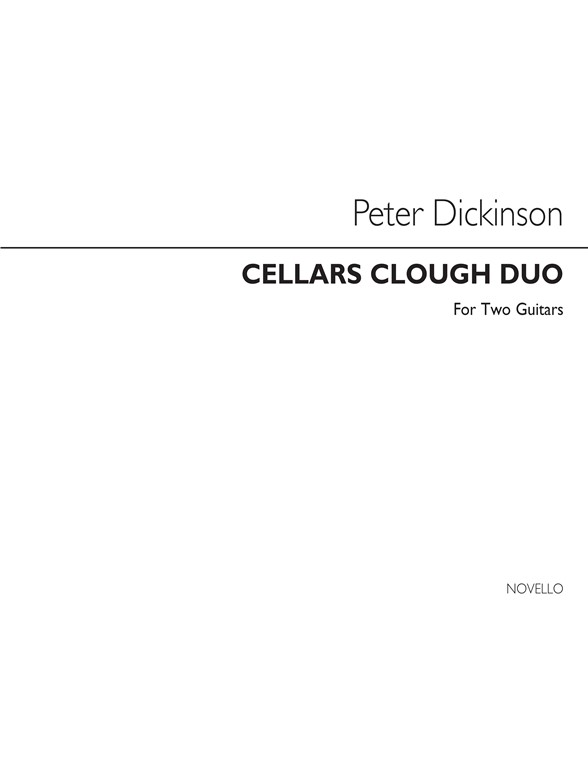 DICKINSON PETER CELLARS CLOUGH DUO TWO GUITARS BOOK