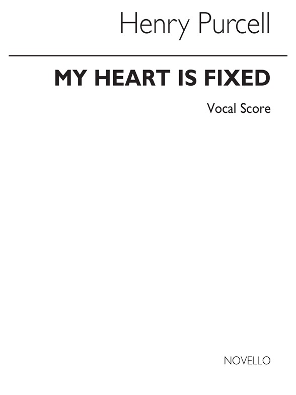 Henry Purcell: My Heart Is Fixed (Score/Parts)