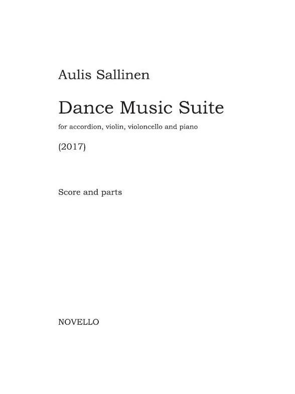 Aulis Sallinen: Dance Music Suite (Score/Parts)