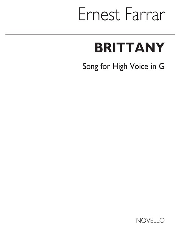 Farrar Brittany In G High Voice/Piano