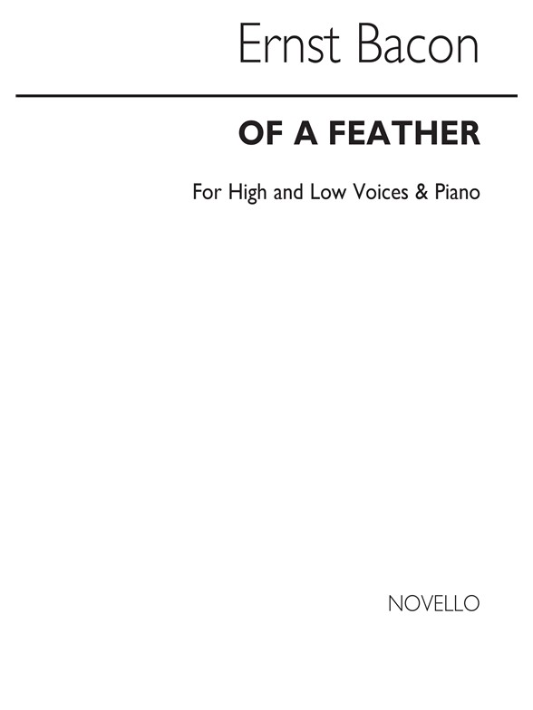 Bacon: Of A Feather - Five Songs for Two Sopranos (Vocal Score)