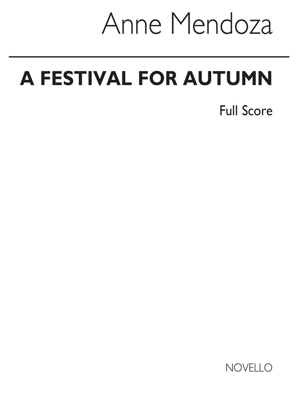 Mendoza: Festival For Autumn (Score)