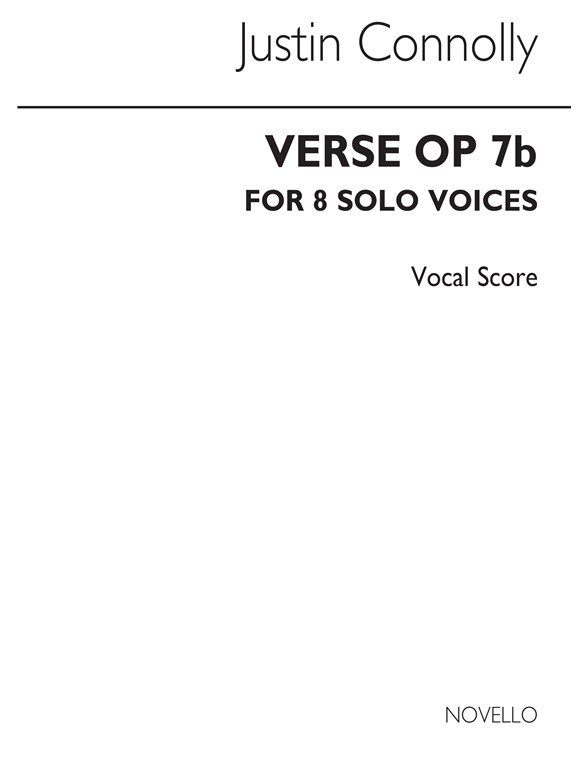 Connolly: Verse Op.7b (Vocal Score)