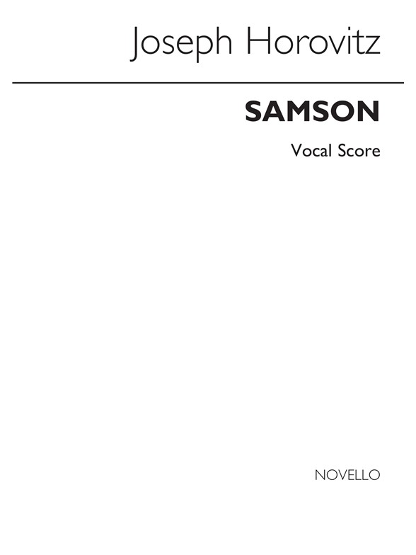 Horovitz: Samson (Vocal Score)