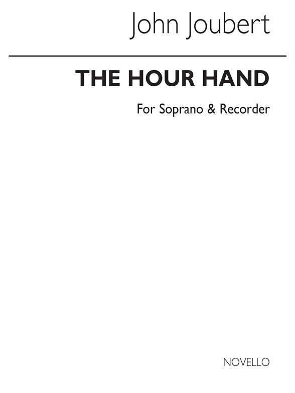 John Joubert: Hour Hand For Soprano And Recorder (Score)
