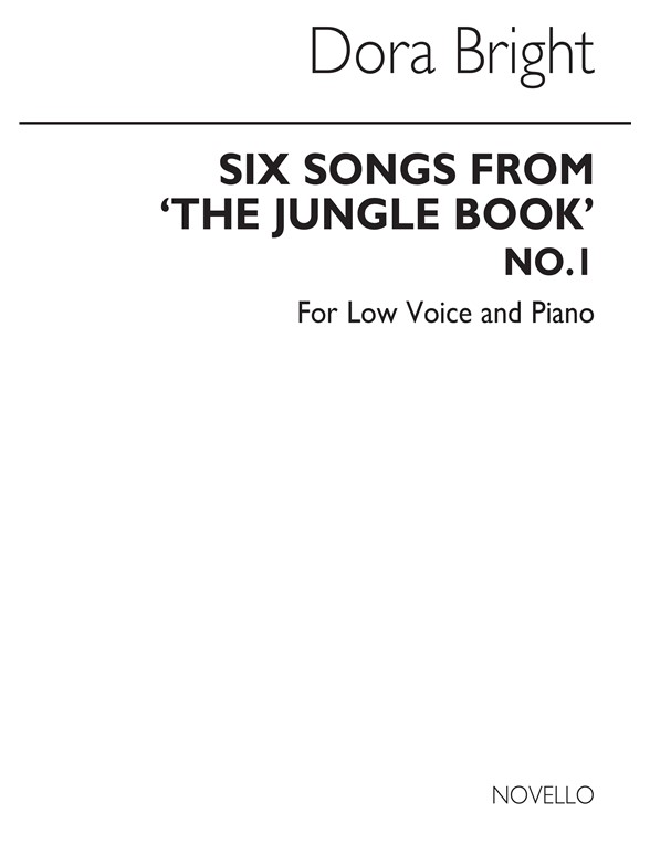 Bright, D Jungle Book Six Songs Low Voice And Piano
