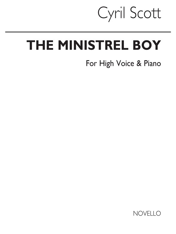 Cyril Scott: The Minstrel Boy-high Voice/Piano (Key-f)