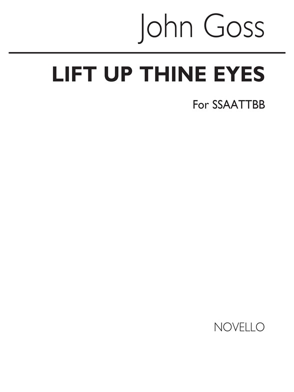 Goss Lift Up Thine Eyes Ssaattbb