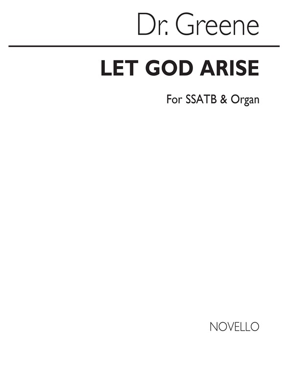 Greene, Dr Let God Arise Ssatb