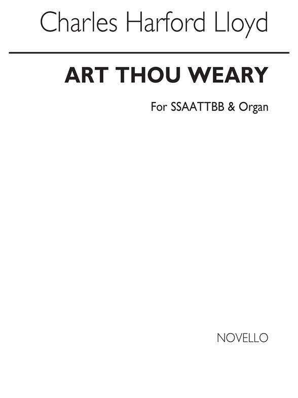 Art Thou Weary?