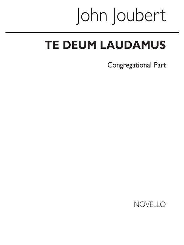 Joubert: Te Deum (Congregation Part)