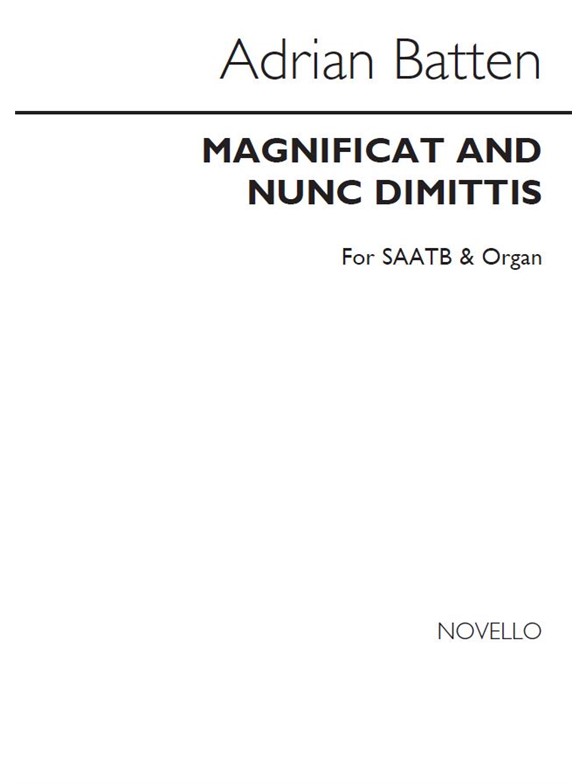 Batten: Magnificat & Nunc Dimittis (3rd Verse Service) for SATB Chorus