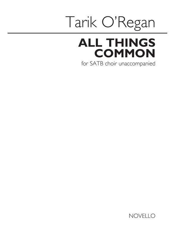 Tarik O’Regan: All Things Common