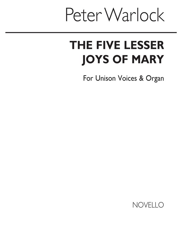 Warlock The Five Lesser Joys Satb/Org