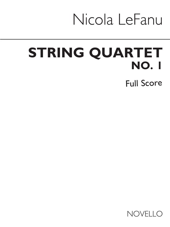 Lefanu: String Quartet No.1 (Score)