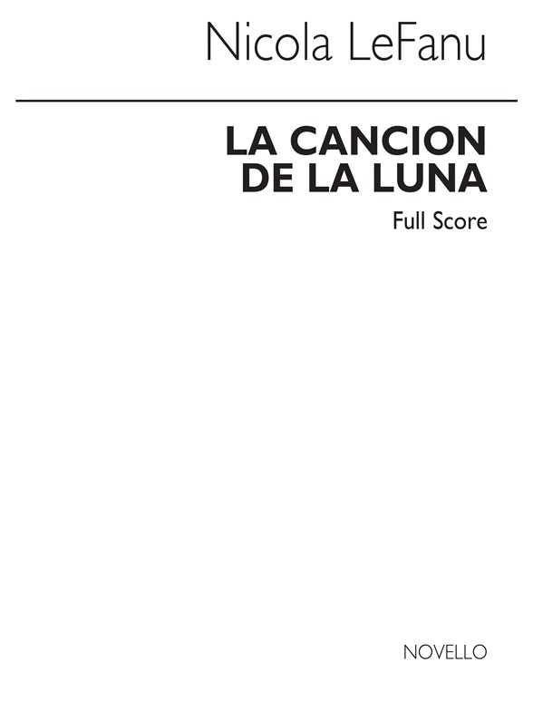 Lefanu: La Cancion De La Luna (Score)