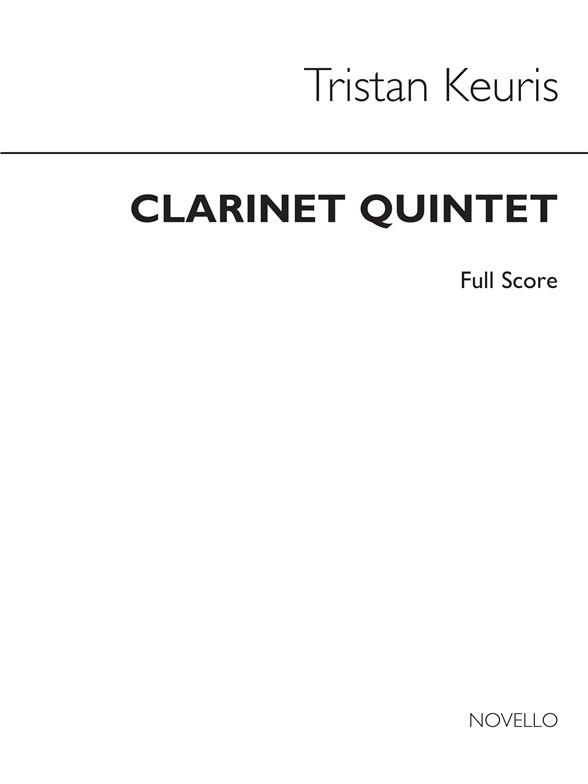 Tristan Keuris: Clarinet Quintet (Score)