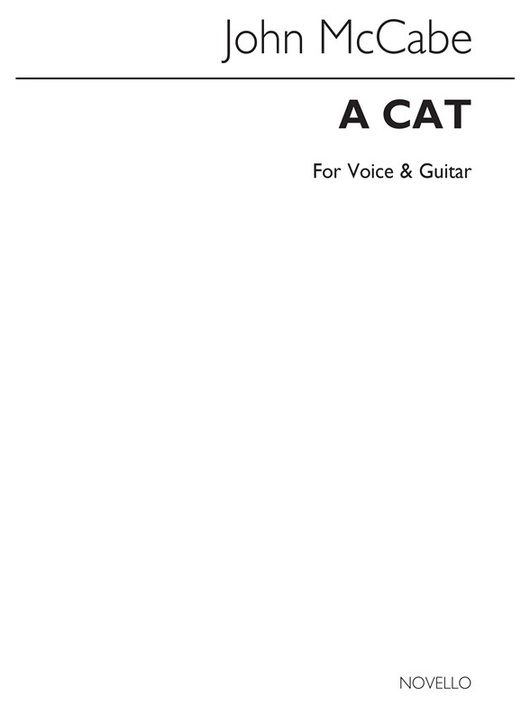 MCCABE JOHN A CAT MEDIUM VOICE & GUITAR BOOK
