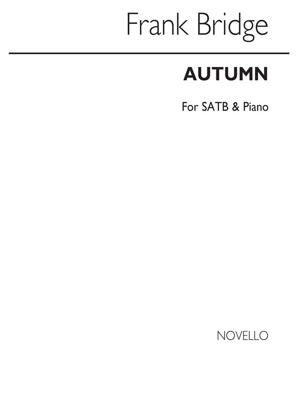 Frederick Bridge: Autumn Satb/Piano