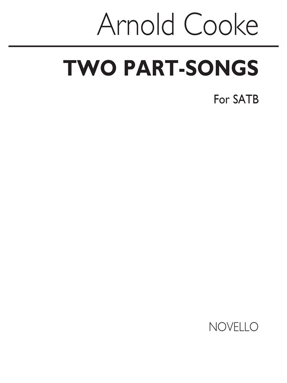 COOKE TWO PART SONGS HEY NONNY NO & DAWN SATB & PIANO REHEARSAL ONLY