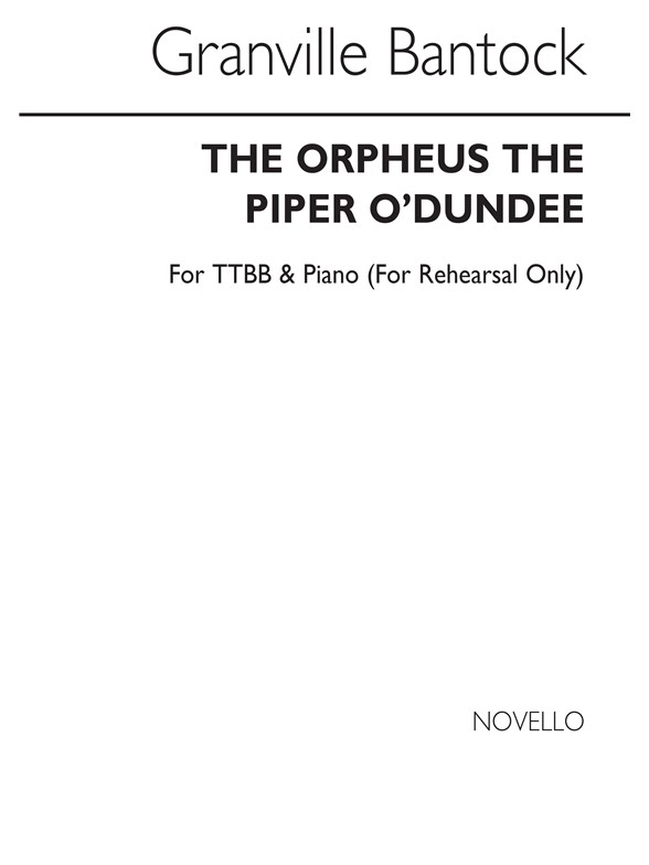 Bantock The Piper O' Dundee Ttbb/Pf