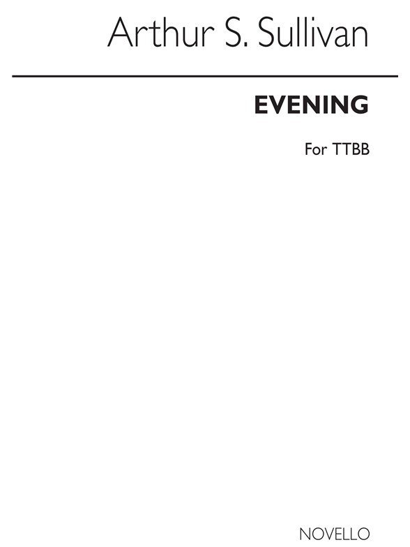 Sullivan, A Evening Ttbb/Piano (For Rehearsal Only)