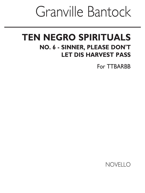 Bantock, G NO.6 Sinner Please TTBARBB