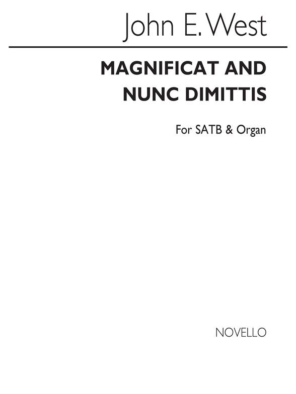 West: Magnificat And Nunc Dimittis In A SATB