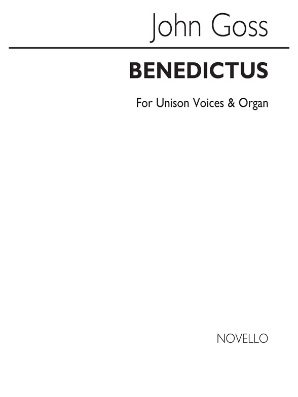 Goss Benedictictus In A Unison