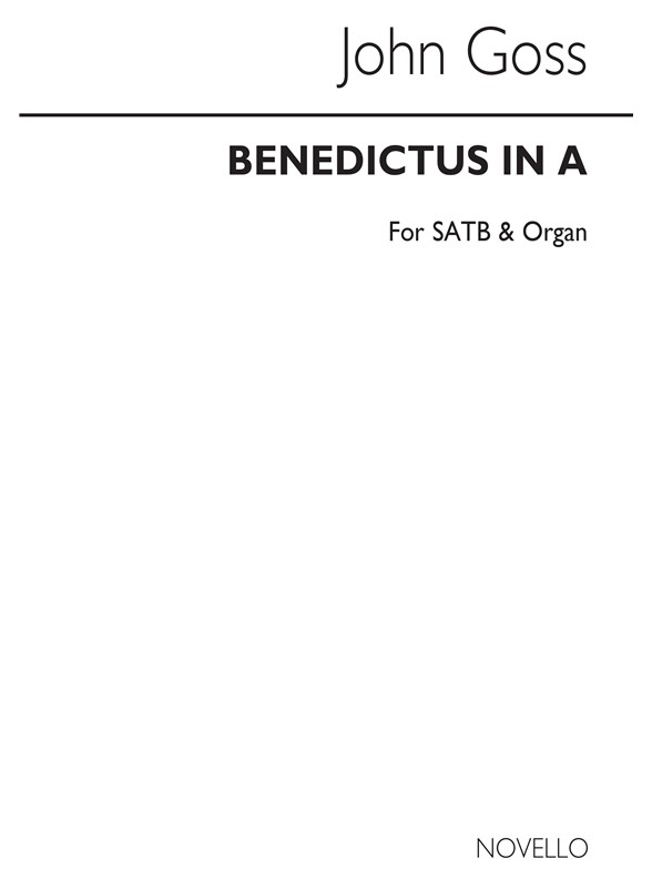 Goss Benedictus In A Satb
