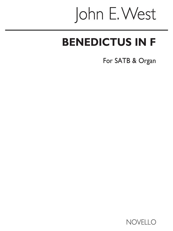 John E. West: Benedictus In F Satb/Organ