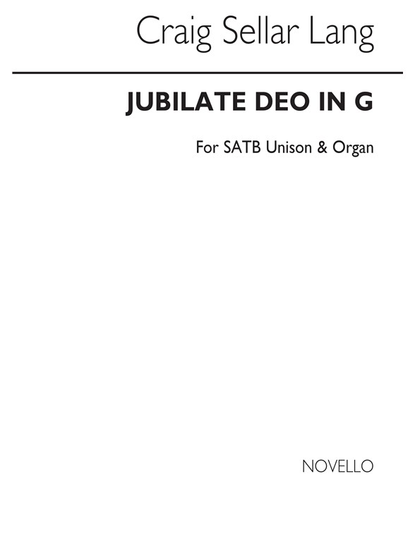 C.S. Lang: Jubilate Deo In G Op19