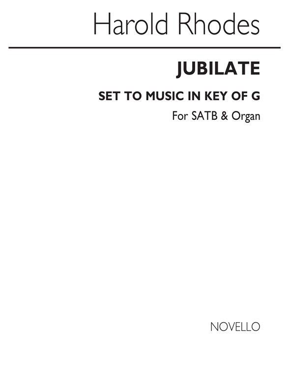 Harold Rhodes: Jubilate Deo In G Satb/Organ