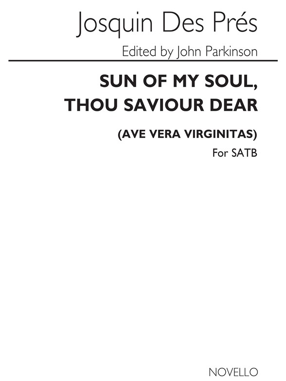 Josquin Des Prez: Sun Of My Soul Satb/Organ (English/Latin)