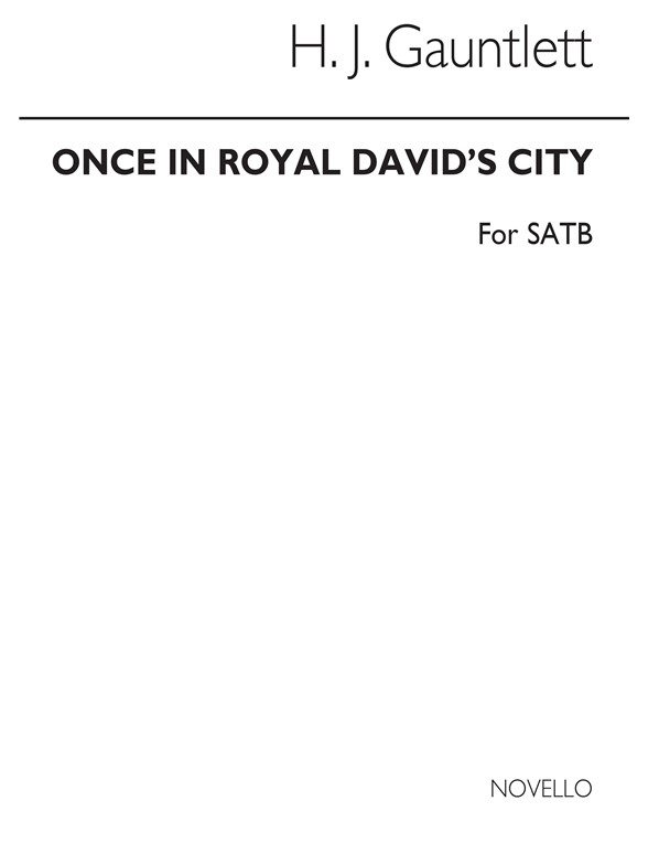 Mann Once In Royal Davids City Satb