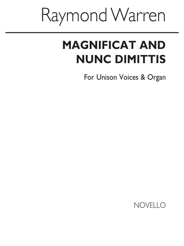 Raymond Warren: Magnificat And Nunc Dimittis (On Ground Basses) Unison/Organ