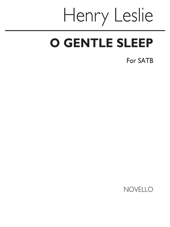 Leslie O Gentle Sleep Satb